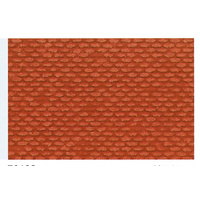 Heki - 2 BRICK WALLING RED(N/Z)30x15cm
