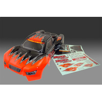 Hobao - Painted  Body -  Orange ,W/Decal 10SC EP - 11036R