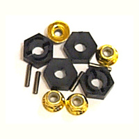 Hobao - Gp4 Hex + Pins + Nuts (4) - 22079