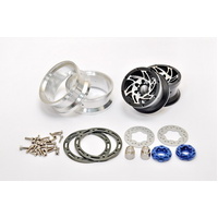 Hobao - Wheel Set 1.9in Black - 230118B