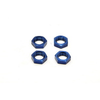 Hobao - ANTI-LOOSE WHEEL NUT 17mm- BLUE, 4PCS - 94121BU