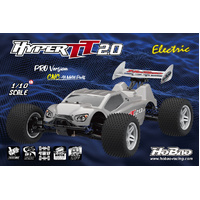 Hobao - 1/10 HYPER TT 2.0 PRO ELECTRIC TRUCK RTR- SILVER BODY W/ 60A ESC, 3900KV MOTOR, 18kg SERVO, 2.4GRC - TT2E-C60SV