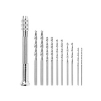 Precision Pinvise With 10pc drill Bit Set