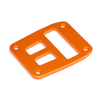 HPI - Center Diff. Plate Trophy Flux Series (Orange) [101673]