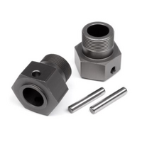 HPI - Wheel Hex Hub 24X27mm (Gunmetal/2Pcs) [102157]