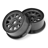 HPI - TR-10 Wheel Black (120X65mm/-10mm Offset) [104971]