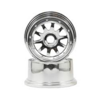 HPI - TR-10 Wheel Chrome (120X65mm/-10mm Offset) [104977]