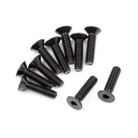 HPI - Flat Head Screw M2.5X10mm (Hex Socket/10Pcs) [107375]