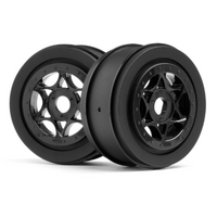 HPI - 107384 AH-64 WHEEL BLACK (42X83MM/2PCS)