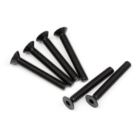 HPI - Flat Head Screw M4x30mm (Hex Socket/6pcs) [107908]