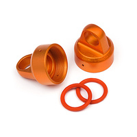 HPI - Aluminum Top Shock Cap (Orange/2Pcs) [108070]