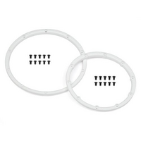 HPI - Wheel Bead Lock Rings (White/For 2 Wheels) [110545]