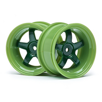 HPI - Work Meister S1 Wheel Green (6mm Offset/2Pcs) [111091]