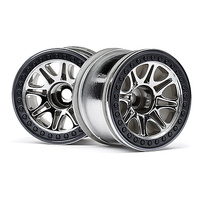 HPI - Split 8 Truck Wheel (Chrome/2Pcs) [113336]