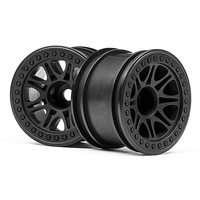 HPI - Split 8 Truck Wheel (Black/2Pcs) [113337]