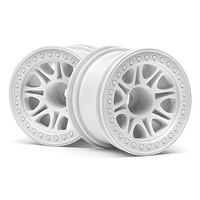 HPI - Split 8 Truck Wheel (White/2Pcs) [113339]