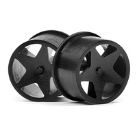 HPI - Q32 Super Star Wheel Set F/R (Blk/18X10/18X14/4Pcs) [114276]