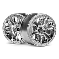 HPI - 6-Shot ST Wheel (Chrome/2Pcs) [116736]