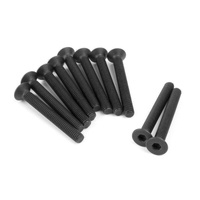 HPI - Flat Head Screw M3x25mm (Hex Socket/10pcs) [160380]