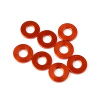 HPI - Shim 3x7x1mm (Orange/8pcs) [160406]