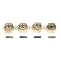 HPI 7mm Hex Hub Set (Brass/4pcs)