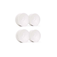 HPI - 30028 AERO-DISH WHEEL 24MM WHITE (4PCS.)