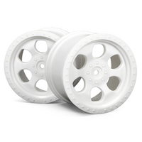 HPI - 6 Spoke Wheel White (83X56mm/2Pcs) [3115]