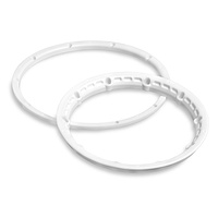 HPI - Heavy Duty Wheel Bead Lock Rings (White/For 2 Wheels) [3270]