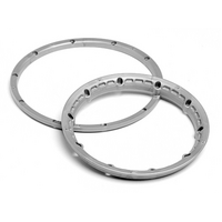 HPI - Heavy Duty Wheel Bead Lock Rings (Silver/For 2 Wheels) [3272]