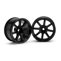 HPI - Work Emotion XC8 Wheel 26mm Black (6mm Offset) [3307]