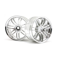 HPI - LP29 Wheel Rays Volkracing RE30 Chrome (2Pcs) [3340]