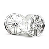 HPI - LP32 Wheel Rays Volkracing RE30 Chrome (2Pcs) [3341]