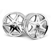 HPI - LP29 Wheel Work LS406 Chrome (2Pcs) [3343]