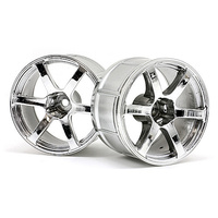 HPI - LP35 Wheel Yokohama AVS Model T6 Chrome (2Pcs) [33467]