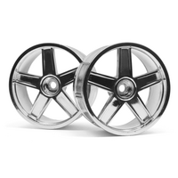 HPI - LP29 Wheel MF Type Chrome (3mm Offset/2Pcs) [33476]