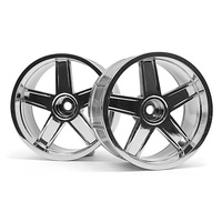 HPI - LP35 Wheel MF Type Chrome (9mm Offset/2Pcs) [33478]