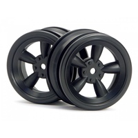 HPI - Vintage 5 Spoke Wheel 26Mm Black (0Mm Offset)
