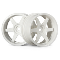 HPI - TE37 Wheel 26mm White (6mm Offset) [3845]