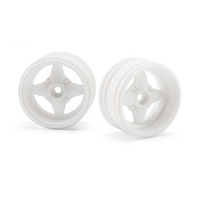 HPI - 3910 MX60 4 SPOKE WHEEL WHITE (6MM OFFSET)