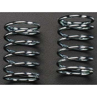 SHOCK SPRING 14X25X1.5MM 6.5COILS (SILVER / 2PCS)