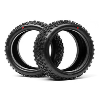 HPI - Proto Tire (Red/ 1/8 Buggy) [67744]