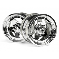 HPI - 82001 AR-5WHEEL CHROME (83X56MM/ 2PCS)