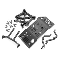 HPI - Skid Plate/Body Mount/Shock Tower Set