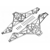 HPI - Main Chassis Set (Matte Chrome) [85254]