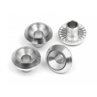 HPI - Wheel Washer (Silver/4Pcs) [86985]