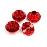HPI - Wheel Washer (Red/4Pcs) [86988]
