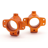 HPI - HD ALUMINIUM REAR HUB CARRIER (ORANGE/2PC) [86995]