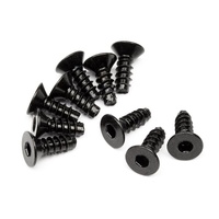 HPI - TP. Flat Head Screw M3x8mm (Hex Socket/10pcs) [94303]