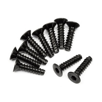 HPI - Tp. Flat Head Screw M3x12mm (Hex Socket/10pcs) [94305]