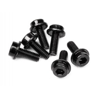 HPI - 94453 Flanged Cap Head Screw M3X8mm (6Pcs)